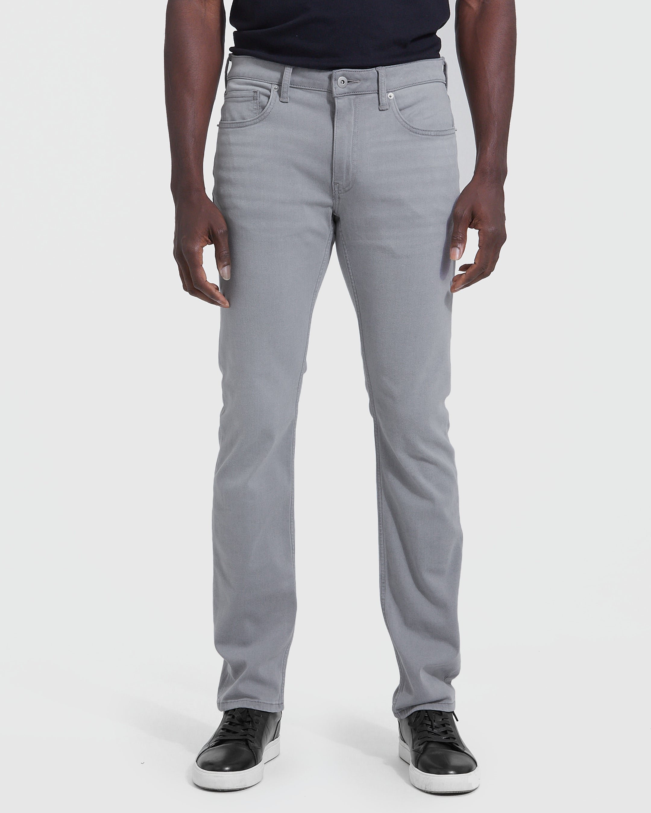Medium Gray Wash Slim Fit Comfort Jeans