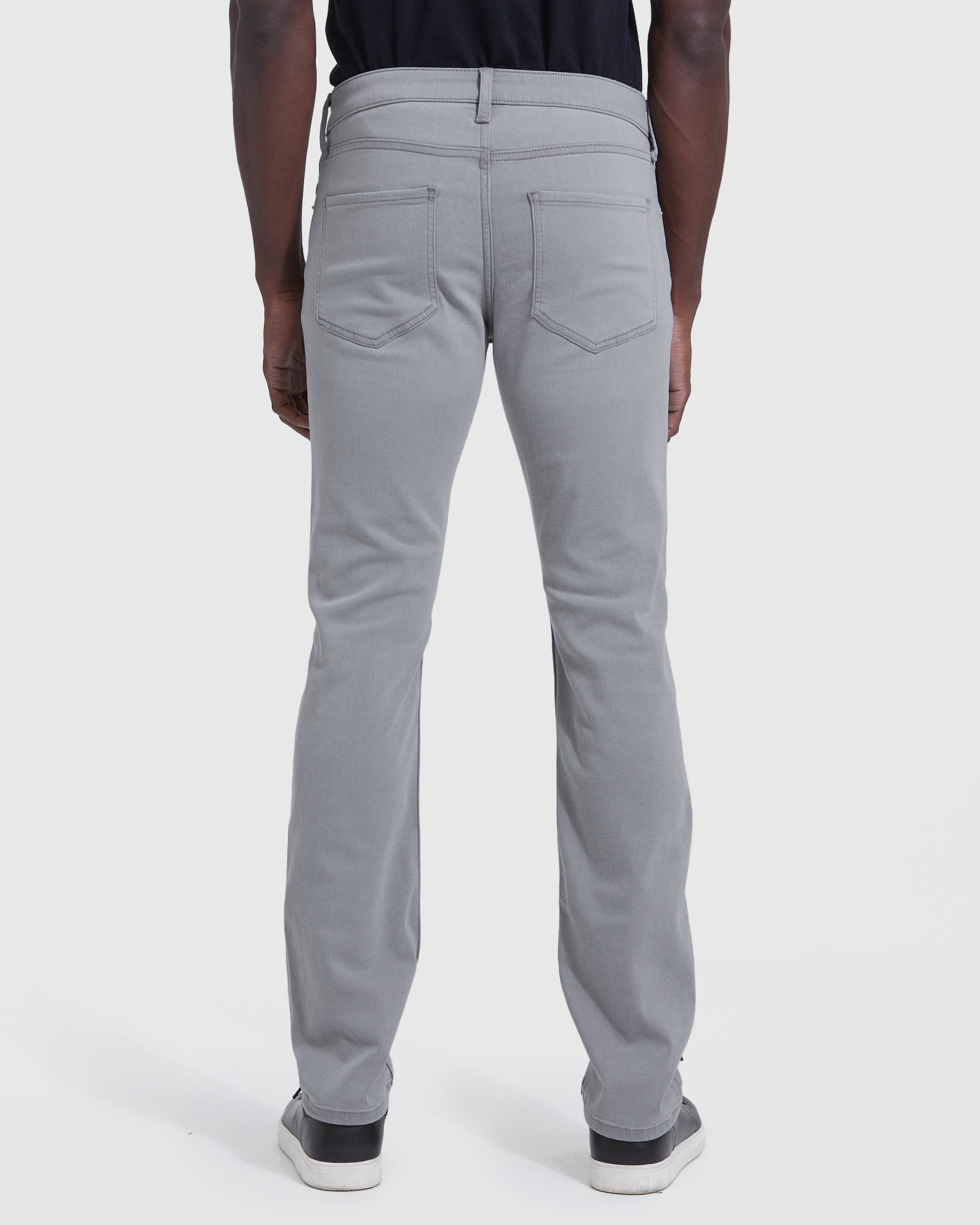 Medium Gray Wash Slim Fit Comfort Jeans