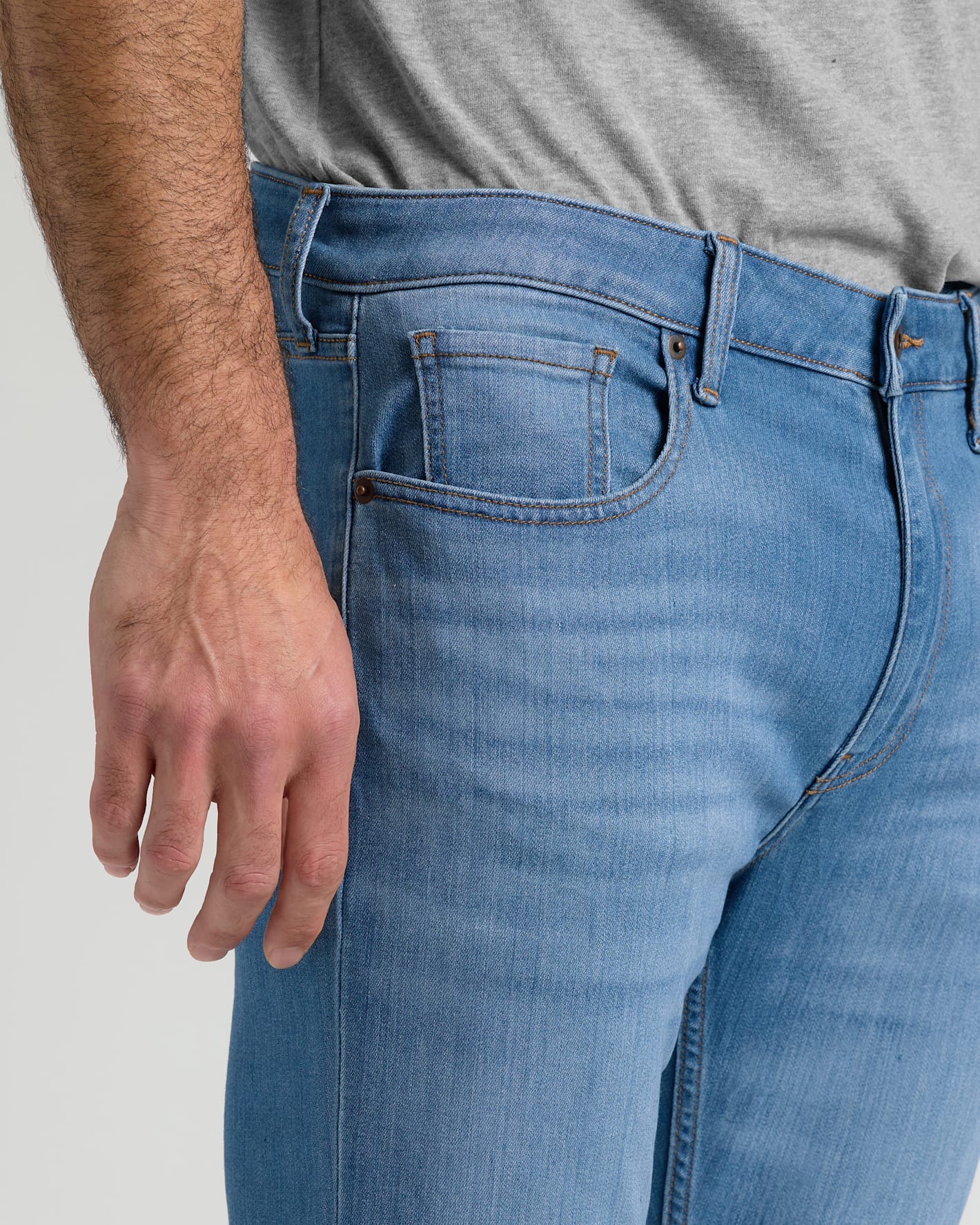 Medium Indigo Wash Slim Comfort Stretch Jeans