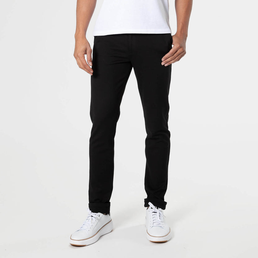 Skin Mw Chino Pant Black