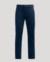 Pantalon chino en tricot confort slim marine