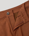 Suede Brown Slim Comfort Knit Chino Pant