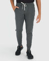 Try 1 Of Everything 5-Pack: Charcoal joggers with elastic waistband and drawstring.