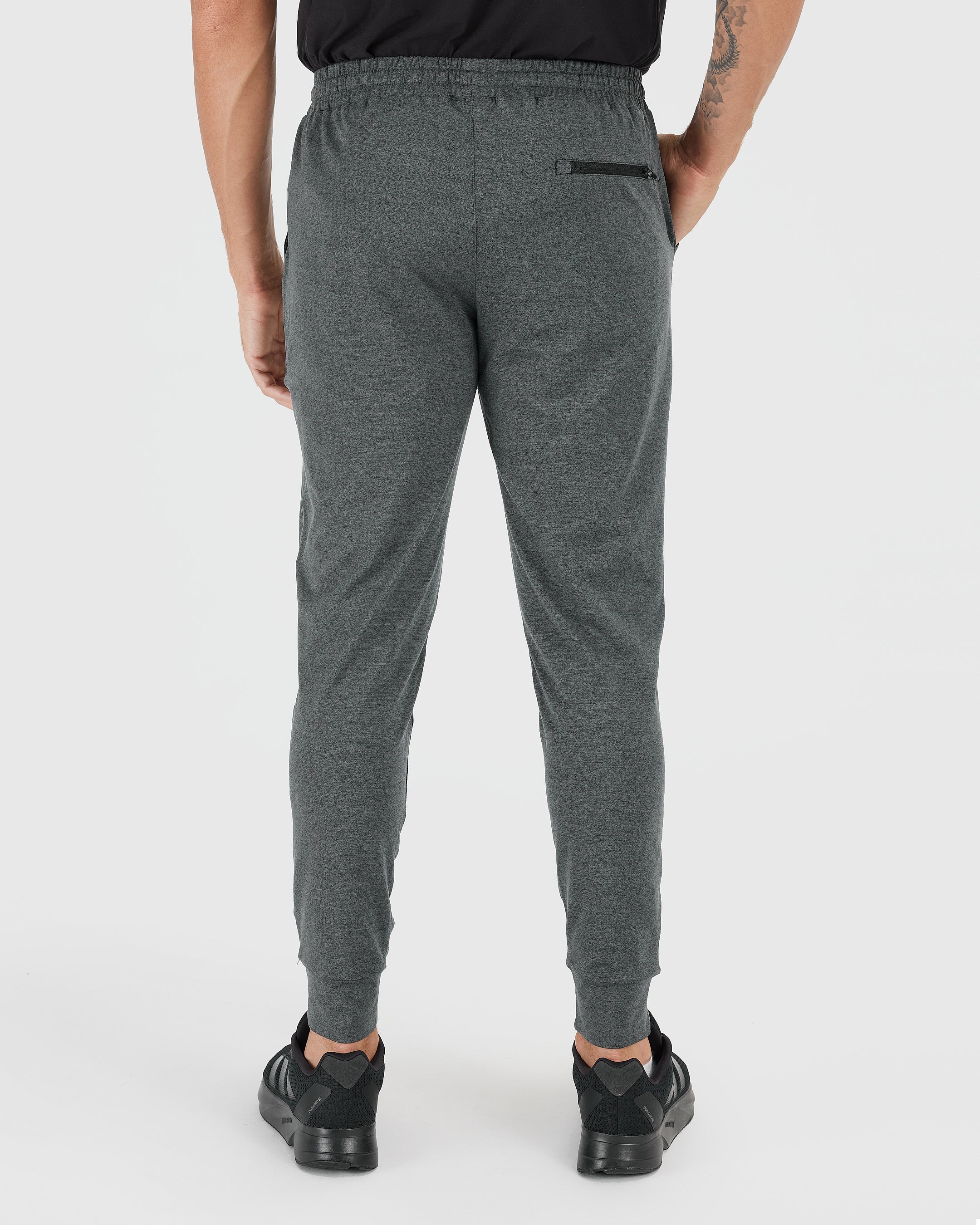 Charcoal Heather Gray Active Joggers True Classic