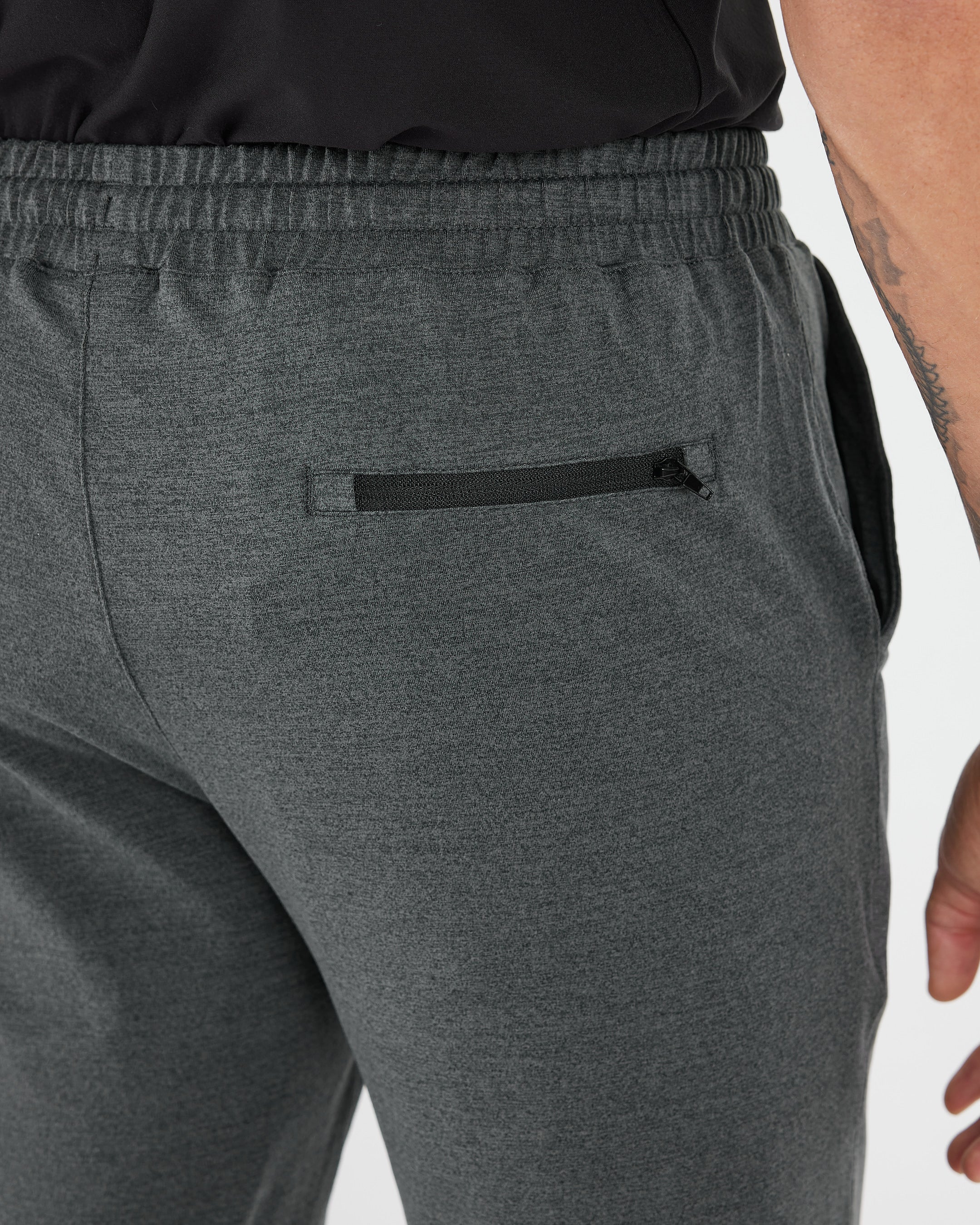 Charcoal Heather Gray Active Joggers True Classic