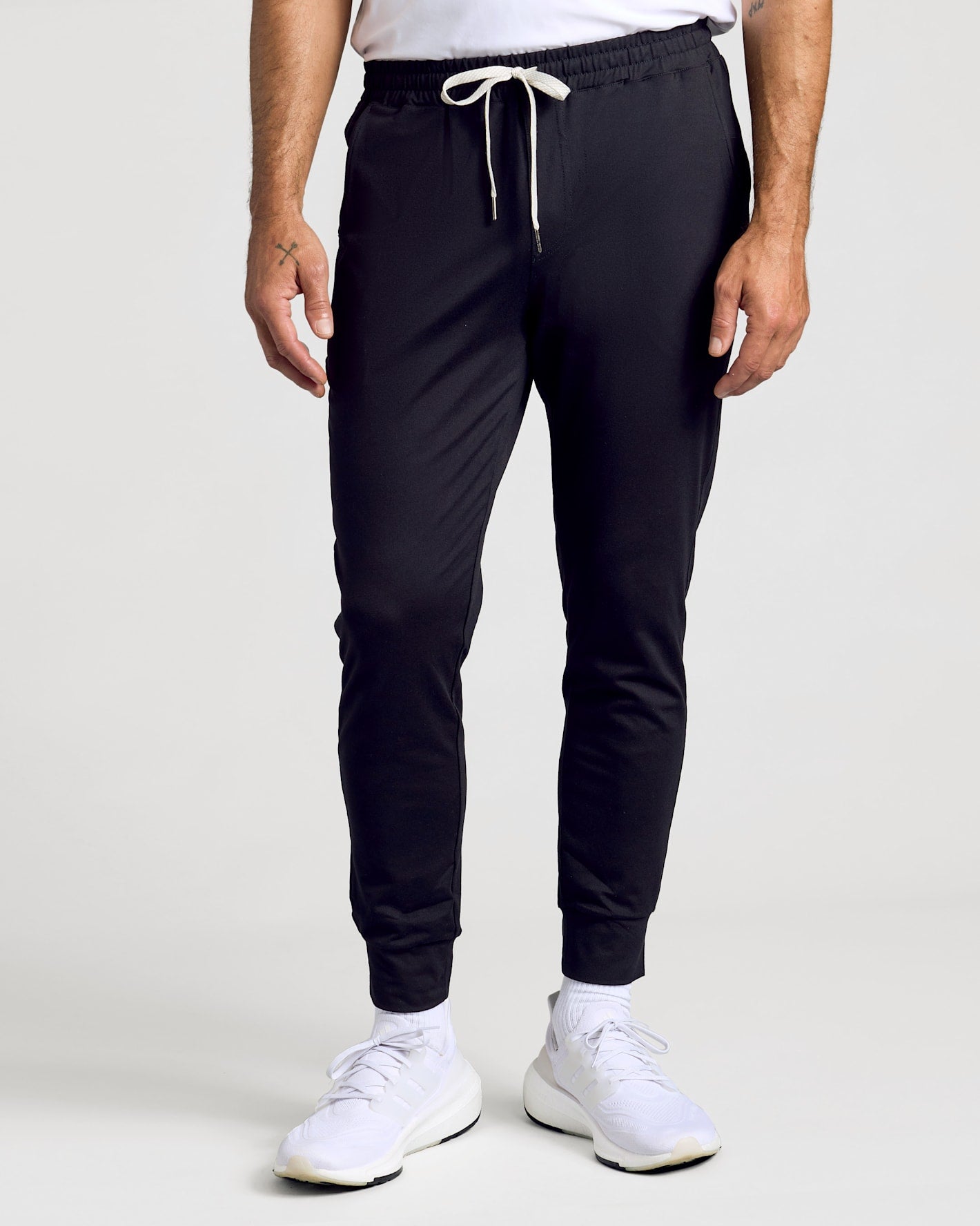 Joggeurs d’entraînement Actif noir & gris charbon chiné (lot de 2)