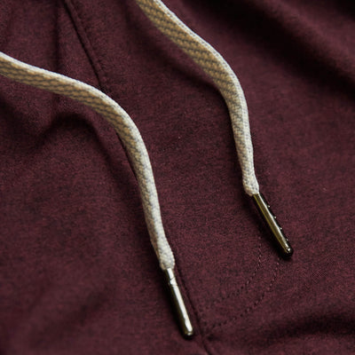 Active Joggers - Dark Heather Burgundy