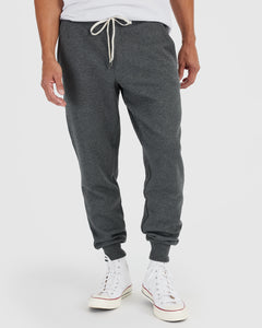 True ClassicCharcoal Heather Gray Fleece French Terry Jogger
