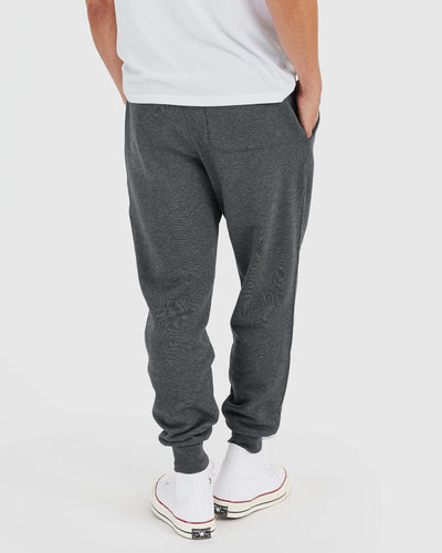Charcoal Heather Gray Fleece French Terry Joggers 2-Pack