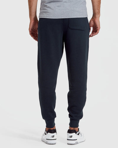 Navy Pullover Fleece Hoodie & Jogger Set