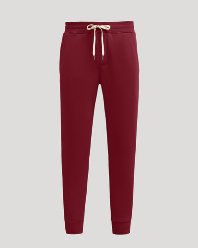 Fleece Joggers - Dark Maroon