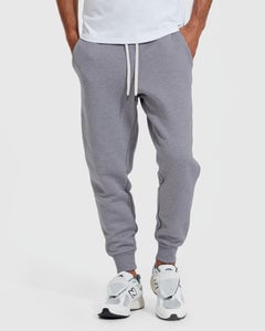 True ClassicHeather Gray Fleece French Terry Joggers