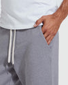 Heather Gray Fleece French Terry Joggers