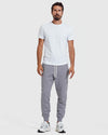 Heather Gray Fleece French Terry Joggers