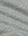 Dark Heather Gray Fleece French Terry Joggers fabric close-up, showcasing knit texture.