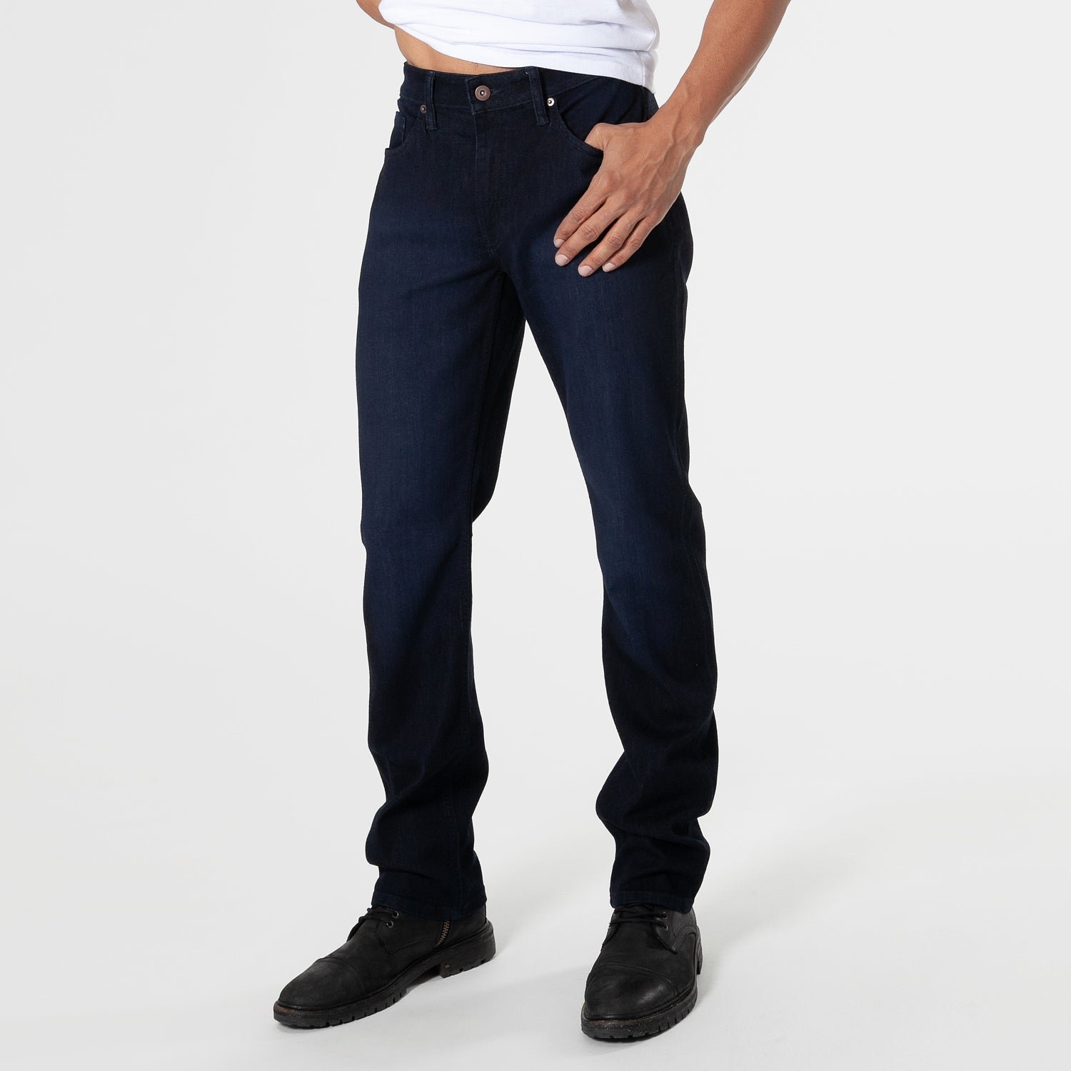 Indigo and Medium Straight Fit Comfort Jeans 2-Pack