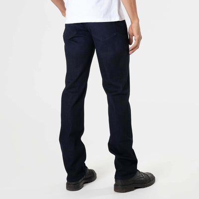 Straight High‑Stretch Jeans