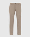 Khaki Commuter Pants, straight-leg design with belt loops and wrinkle-resistant finish.