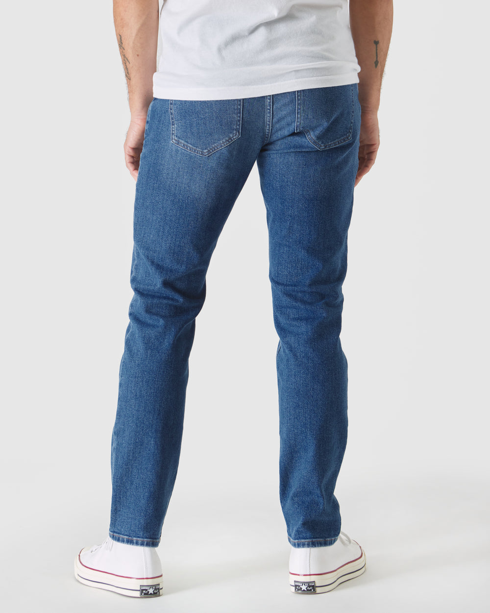 Medium Indigo Wash Slim Authentic Stretch Jeans