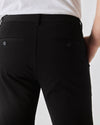 Pantalón chino de sarga ajustado negro