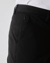 Pantalón chino de sarga ajustado negro