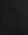 Black Straight Twill Chino Pant