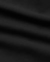 Black Straight Chino Pants 2.0 fabric close-up showing fine weave and folds.