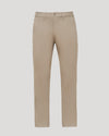 Khaki Straight Chino Pants 2.0 with slim fit and belt loops.