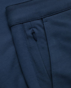 True ClassicNavy Straight Chino Pants 2.0 waistband with hidden zipper pocket.