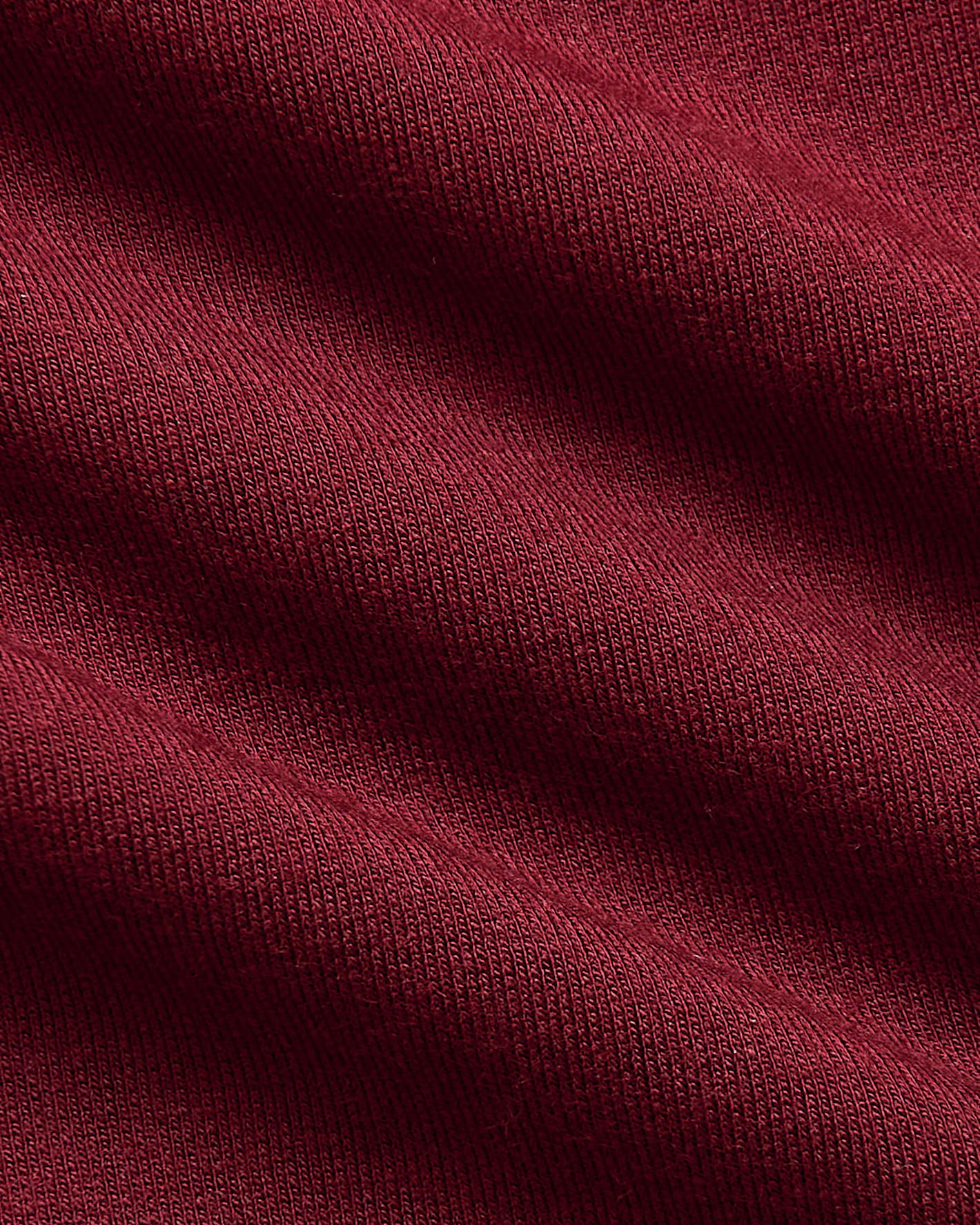 Womens Dark Maroon Slouch Pullover Crew & Relaxed Jogger fabric close-up.