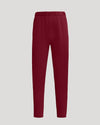 Womens Dark Maroon Relaxed Joggers with elastic waistband and cuffs.