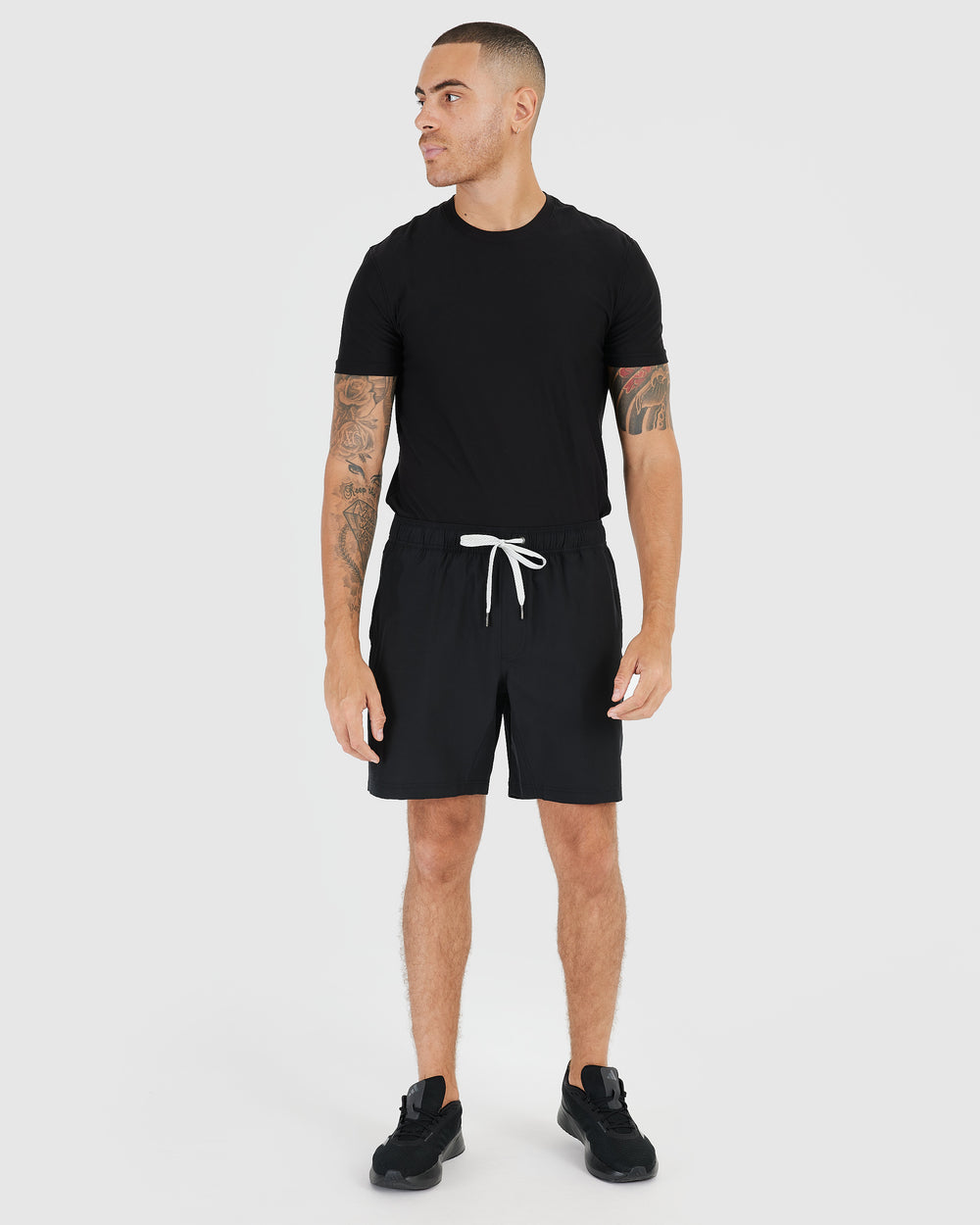 Black Active Quick Dry Short with Liner – True Classic