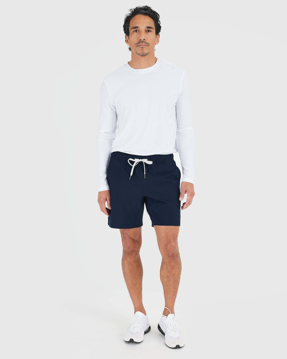 Navy Active Quick Dry Shorts with Liner