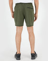 Dark Heather Military Green Active Comfort Short
