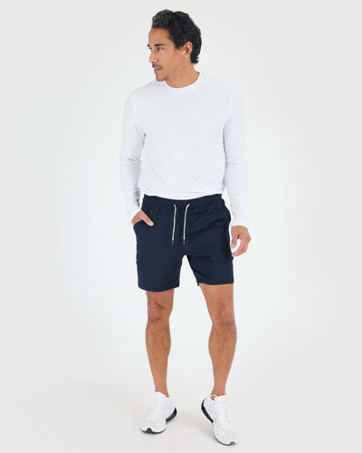 Charcoal & Dark Heather Navy Active Comfort Shorts 2-Pack