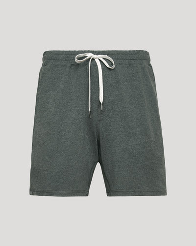 7" Active Comfort Shorts - Charcoal Heather Gray 