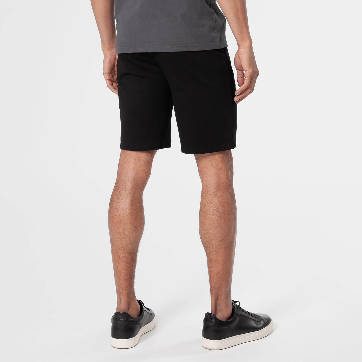 Short chino en tricot confort noir de 22,8 cm