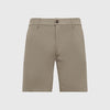 Short chino en tricot confort kaki de 23 cm