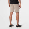 Short chino en tricot confort kaki de 23 cm