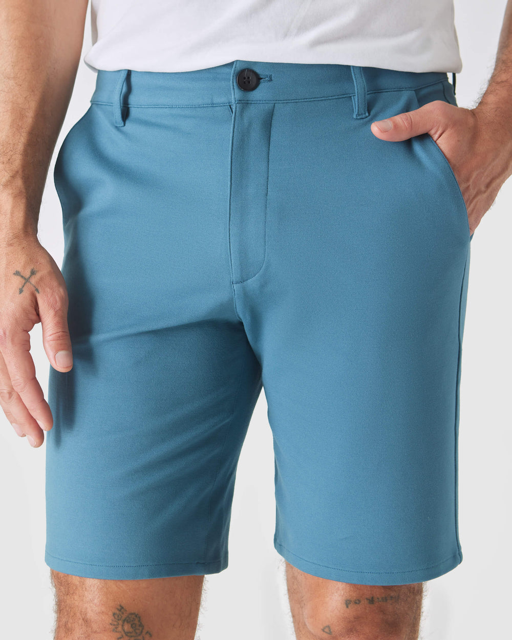 9" Sapphire Comfort Knit Chino Shorts