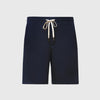 Navy Fleeced French Terry Short