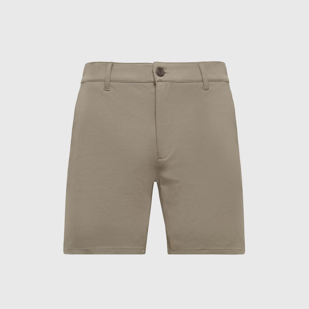 7" Khaki Comfort Chino Shorts