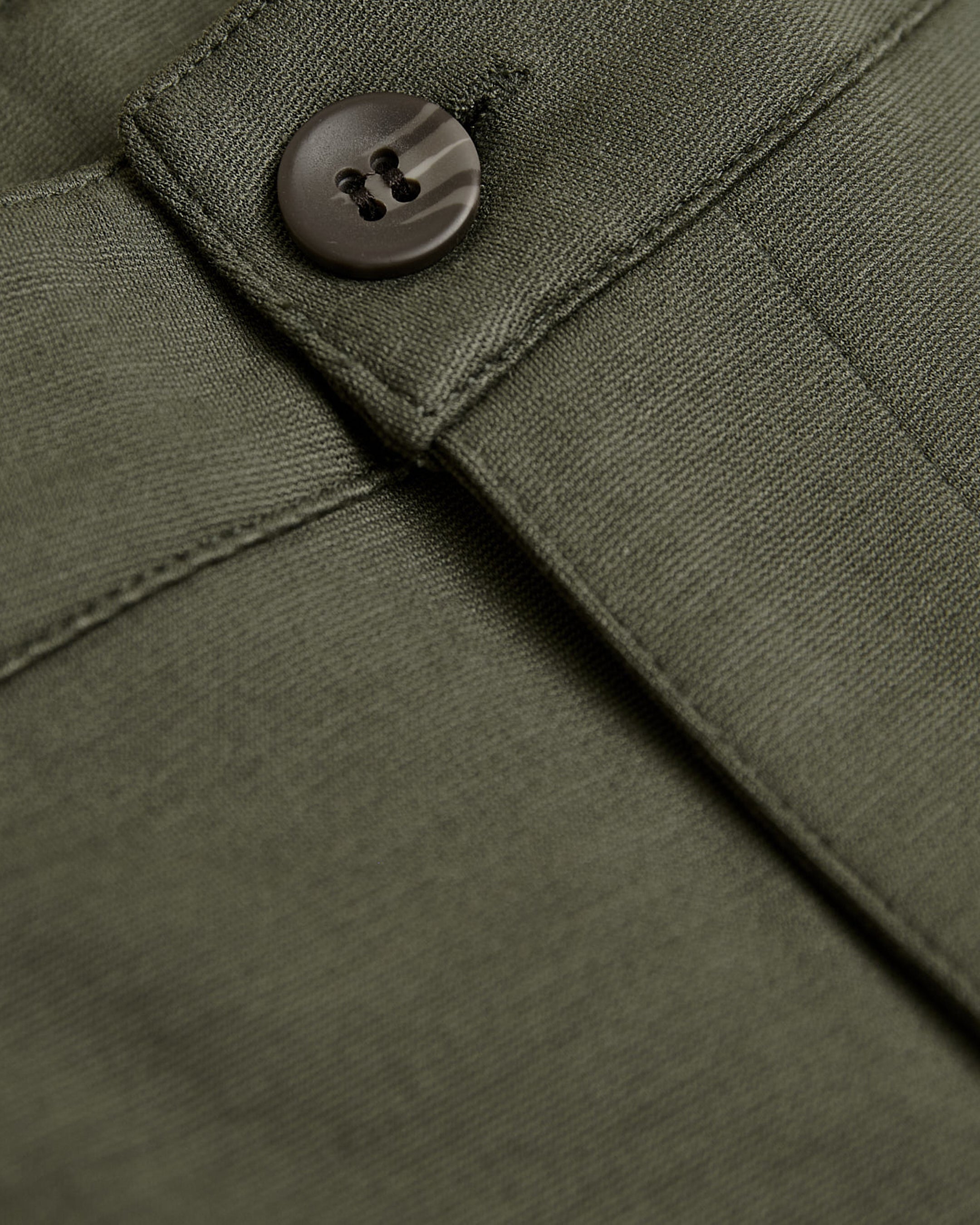 7" Military Green Comfort Knit Chino Short