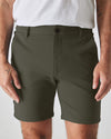 7 Military Green Comfort Knit Chino Short