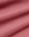 7 Rosewood Comfort Knit Chino Shorts, showcasing ribbed knit fabric texture.