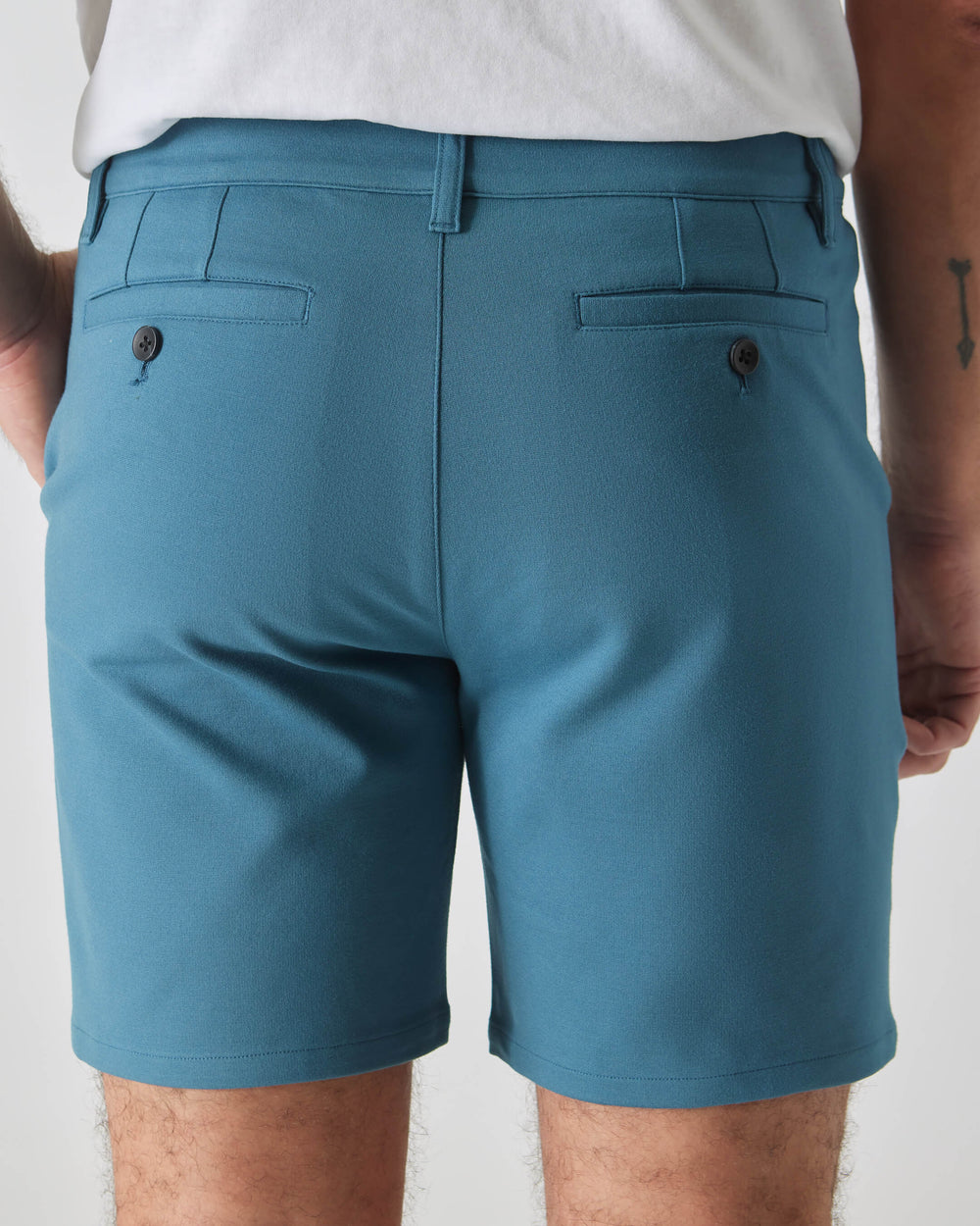 7" Sapphire Comfort Knit Chino Shorts