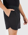 7 Black Active Training Short