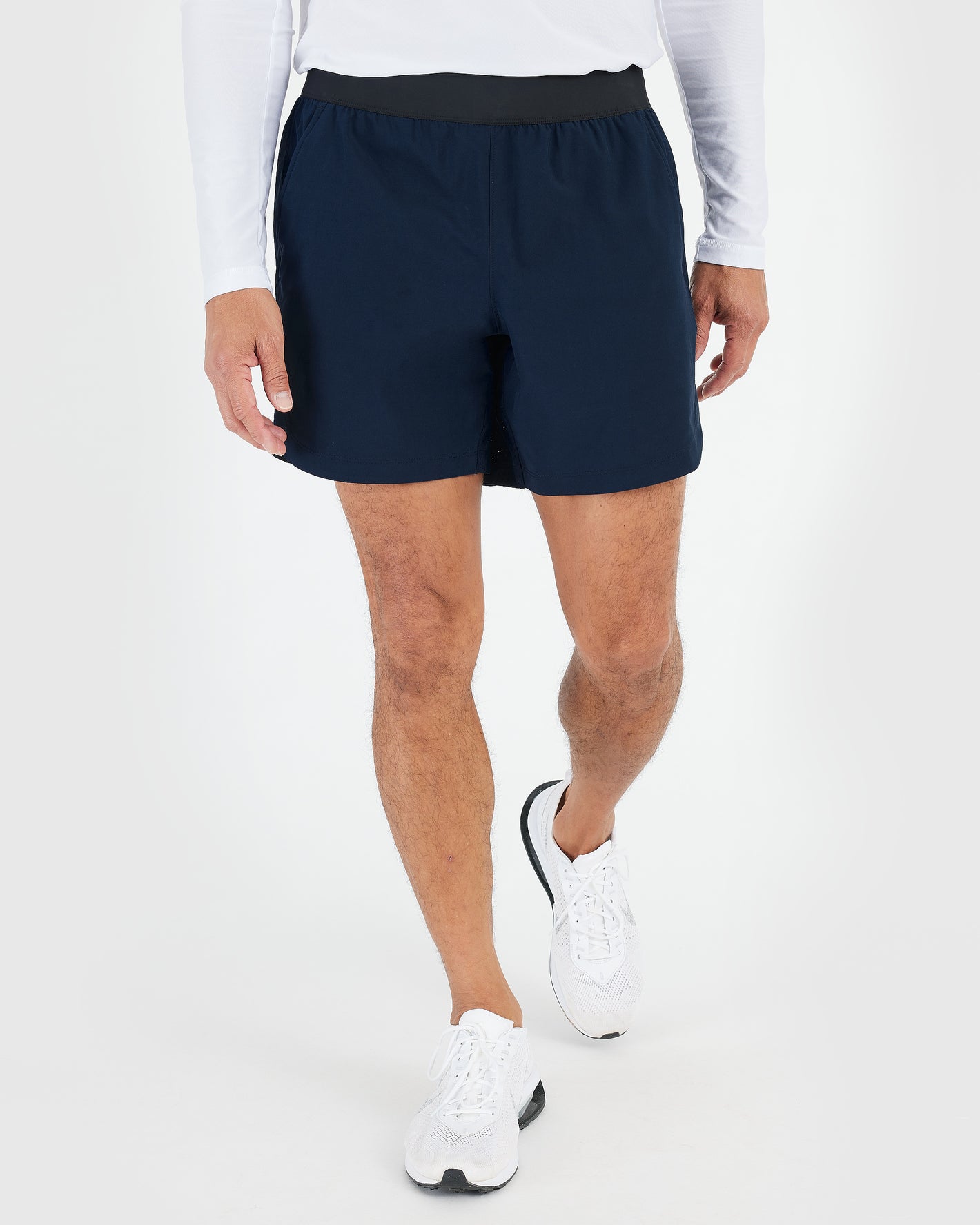 7" Navy Active Training Shorts 2.0