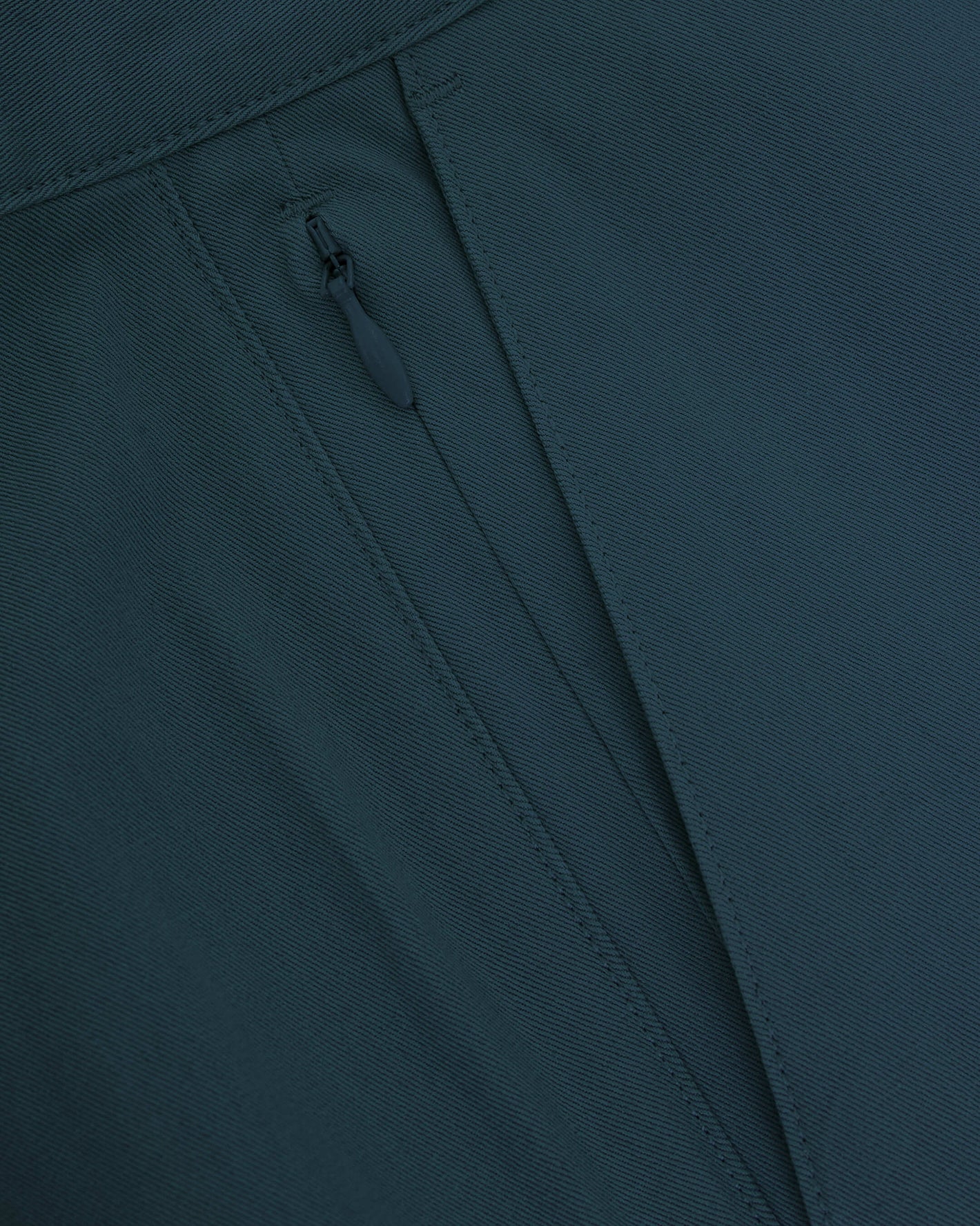 Centurion Twill Short's concealed zipper on durable fabric.