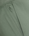 Meadow Twill Short pocket with zipper and topstitching detail.